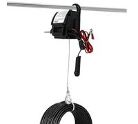 BAOCHADA Cabrestante eléctrico 1300 W con mando a distancia 400/800 kg para | Cabrestante de 10 m, altura de elevación 32,81 ft/min, IP40, interruptor de limitación automático, silencioso