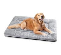 Baodan Cama para perros grandes, manta para perros, 122 x 75 cm, gris | Cojín lavable para perros con parte inferior antideslizante, tela mullida, para cajón y suelo