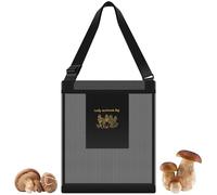BAODBF Bolsa de búsqueda de hongos con bolsa de malla y correa ajustable para el hombro, kit de búsqueda con las letras de la suerte, bolsa de hongos en un bolsillo pequeño, bolsa de caza de hongos