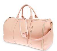 BAODBF Bolsas de viaje de fin de semana, 52 x 32 x 25,4 cm, bolsa de viaje de 50 L para camping, bolsa de fin de semana para aerolíneas con compartimento para zapatos, Pink, Bolsa de transporte para