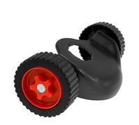 BAODBF Ruedas de apoyo para desbrozadora, rueda de apoyo para recortadora con soporte de metal, ruedas para desbrozadora, rueda de desbrozadora ajustable en altura, ruedas auxiliares para cortacésped