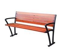 Baodiale Banco de jardín, Banco de Patio de Madera Maciza de 2 Personas con Marco galvanizado, Silla Larga al Aire Libre para jardín, Porche y Parque