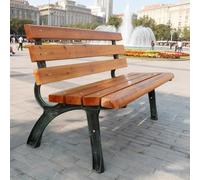 Baodiale Banco de jardín de Madera para Exteriores con Listones Exteriores, sofá de Dos plazas con Respaldo, Banco de Patio para jardín Trasero, Porche Delantero.