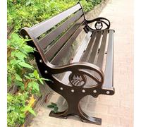 Baodiale Banco Exterior para 2-3 Personas, Banco de Parque Exterior para Balcones pequeños, terrazas pequeñas, Jardines y Patios.