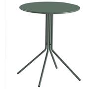 Baodiale Mesa de Bar Redonda con Base de Metal Resistente y tapete Antideslizante, Mesa de Pub bistró para hogar, Cocina, cafetería y Espacios pequeños: diseño Duradero