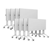 Baodiale Mesa de conferencias Plegable, Ligera y portátil, Escritorio de Oficina Plegable con asa de Transporte, fácil de Transportar para reuniones y Eventos temporales.