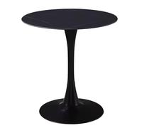 Baodiale Mesa de Pub Redonda Rock Slab Que Ahorra Espacio para Uso en Interiores y Exteriores, mesas de cóctel para reuniones y un Moderno rincón de Desayuno Tipo bistró pequeño.