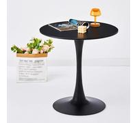 Baodiale Mesa Redonda de Comedor de Ocio con Pedestal, Base para Oficina en casa, Sala de Estar, Cocina, Restaurante, cafetería, Mesa de cóctel, mesas de Pub