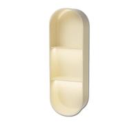 Baodiale Nicho de Ducha de Acero Inoxidable con luz LED, Organizador arqueado, Estante de Pared, no Necesita Azulejos, Estante Empotrado para Almacenamiento en el baño, instalación sobre encimera.