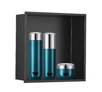 Baodiale Nicho de Ducha Empotrado de Acero Inoxidable, Estante de Almacenamiento para baño Moderno Integrado, no Requiere instalación de Azulejos