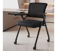 Baodiale Silla apilable for recepción de Invitados, Asiento Acolchado ergonómico Plegable, Silla for conferencias, Comercial for formación, Aula, Sala de seminarios