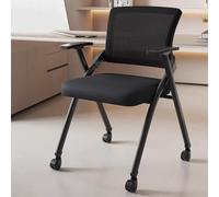 Baodiale Silla apilable for recepción de Invitados, Asiento Plegable y Acolchado, Silla for conferencias, Comercial for Oficina, formación, conferencias, seminarios, Salas de reuniones