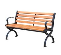 Baodiale Silla Larga al Aire Libre para Todo Clima, Banco de jardín 2-3 Persona Banco de Patio de Madera Maciza para jardín, Porche y Parque