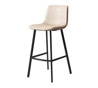 Baodiale Taburetes Altos de Bar de Piel sintética con Respaldo y reposapiés, taburetes de Bar Modernos de 29,5" de Alto, taburetes Altos para Pub, café, hogar, Comedor, Cocina, Carga máxima de 200 kg