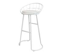 Baodiale Taburetes de Altura de mostrador Taburetes de Bar Taburete de Bar de Hierro Forjado nórdico, Taburete Alto Dorado Moderno, Respaldo ergonómico para Cocina, Bar, cafetería, Altura del Asiento