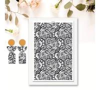 BAOFALI 10 hojas de papel de transferencia de LaceTheme para arcilla polimérica, hojas de transferencia de 14 x 8 cm, arcilla polimérica, papel de transferencia de arcilla polimérica para manualidades