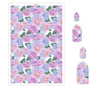 BAOFALI 12 hojas de papel de transferencia con temática floral para arcilla polimérica, hojas de transferencia de 5.82 x 3.93 pulgadas, arcilla polimérica, papel de transferencia de arcilla polimérica