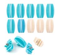 BAOFALI Juego de 10 cuchillas de repuesto para recortadora de papel, 7 cuchillas de corte azul y 3 blancas con diseño de seguridad automática para recortadora, cortador de papel A4, recambio de hoja