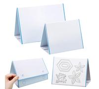 BAOFALI Juego de 2 soportes magnéticos de almacenamiento de troquelados, superficie magnética de doble cara, plegable, vertical y soporte, para almacenamiento y organización hechos a mano, 21 x 30 cm