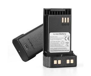 BAOFENG BC-32UV - Batería original de iones de litio para radio DM-32UV y DM-32, 2500 mAh de alto rendimiento con carga USB-C
