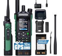 BAOFENG DM-32UV DMR Radio de Mano Walkie Talkie 10W GPS APRS Banda Dual Programación Inalámbrica de Frecuencia Tipo-C Radioaficionado de Mano