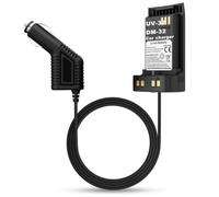 BAOFENG Eliminador de batería UV-32 Walkie Talkie DM-32 Cargador de coche 12-24 V para cargador portátil de radio bidireccional BC-32UV