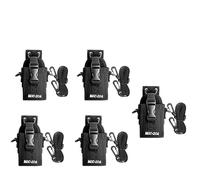 BAOFENG Funda de nailon resistente para radio bidireccional, funda de protección 3 en 1 para radio de jamón UV-5R Series UV-82 UV-9R Pro UV-9R Plus BF-888S (negro, paquete de 5)