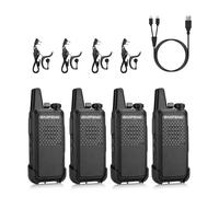 Baofeng GT-22 Walkie Talkie Profesional, PMR446 Sin Licencia Walkie Talkie Recargables Carga Micro USB, 16 Canales, Auriculars, Batería de 1500 mAh, versátil y fácil de Uso con
