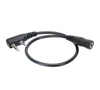 BAOFENG Ham - Adaptador de radio de 2 pines a 3,5 mm, walkie talkies, cable adaptador para auriculares, compatible con UV-5R BF-F8HP 5RM UV-21R Quangsheng UV-K5 8 UV-K6 K5PLUS UV-17R AR-152 radio