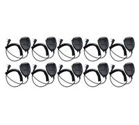 BaoFeng Micrófono policía Walkie Talkie Accesorios de micrófono Ham Radio Altavoz Micrófono UV-5R Mini BF-F8HP Pro 5RM UV-32 DM-32 UV-5G Plus GM-15PRO GM-5RH K5PLUS AR-152 UV-82 (10 piezas)
