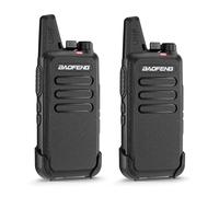 BAOFENG T22 Walkie-talkies, Portátil bidireccional PMR Radio 16 Canales con batería de 1500 mAh, Radio portátil Recargable Ideal para hoteles y restaurantes(Paquete de 2)