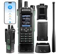 BAOFENG UV-32 Radio de Doble Banda de 10W con GPS, Chirp y aplicación inalámbrica programable, Receptor Am/FM, 1000 Canales, 10 Zonas, walkie-Talkie de Largo Alcance para emergencias en Exteriores