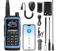 BAOFENG UV-7B Walkie Talkie Radioaficionado, App Inalámbrica & Chirp Programación, UHF/VHF, Recepción Aviación/FM, 1000CH, Carga USB-C, Copia de Frecuencia, con Micro Altavoz y Antena Ganancia