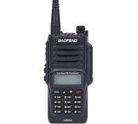 BAOFENG UV-9R Plus 8-Watt IP67 Dual Band Rechargeable Two-Way Radio (144MHz-146MHz VHF & 430MHz-440MHz UHF) Includes Full Kit, Black