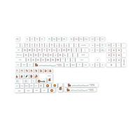 BaoFufc 139 teclas de tinte subbed PBT color naranja para fundas de teclas, perfil XDA para teclado MX Game-Player único para teclas Key Dye Sub Keycap Keycap XDA Profile
