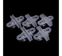 BaoFufc 5 clips divisores de acuario con ventosas de 1.2 pulgadas, soportes suaves para tanques de peceras, soporte de clip, soporte de clip, calentador de acuario, termómetros de luz, decoraciones de