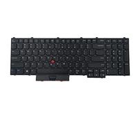 BaoFufc Accesorios para laptop ThinkPadP51 P71 P50 P70 Teclado inglés de repuesto con retroiluminación US Layout Teclado Inglés Laptop
