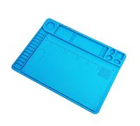 BaoFufc Almohadilla de soldadura de silicona para escritorio para estación de soldadura, reparación de teléfono de hierro, almohadilla de aislamiento térmico