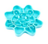BaoFufc Almohadilla para lamer perros con forma de flor, para comederos de rompecabezas de gatos, calmante y perfecta para alimentos y jóvenes, alfombrilla para lamer perros pequeños y grandes, para