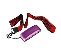 BaoFufc Armónica diatónica de 7 agujeros con cordones gratis, arpa de órgano para la boca, regalos para niños, amigos y principiantes, arpas profesionales para órganos de boca, color morado