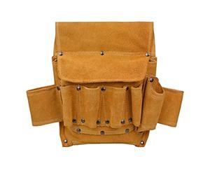 BaoFufc Bolsillo para herramientas mejorado con múltiples bolsillos, bolsa de cintura para herramientas de electricista con múltiples bolsillos, bolsa de herramientas de hardware portátil, bolsa de