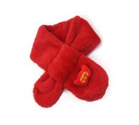 BaoFufc Bufanda para perro de Año Nuevo, bufanda de felpa de color sólido, bufanda para gato, bufanda para perro, suministros de Navidad, accesorios para perros, pañuelo para mascotas, pañuelo para
