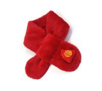 BaoFufc Bufanda para perro, felpa, color liso, pañuelo para mascotas, bufanda para gatos, bufanda para perros, suministros de Navidad, accesorios para perros, pañuelo para mascotas, Año Nuevo, pañuelo