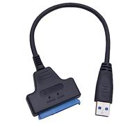 BaoFufc Cable adaptador USB 3.0 a cable compatible con disco duro para disco duro de 6.3 cm, cable adaptador USB 3.0 a convertidor de 6 Gbps para cable de disco duro de 2.5 pulgadas