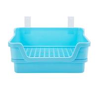 BaoFufc Caja de arena extra grande para entrenamiento para chinchilla, hurón, galesaurio, animales pequeños, caja de inodoro P