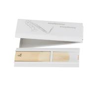 BaoFufc Caja para saxofón, clarinete, soporte de almacenamiento para oboe, contenedor de almacenamiento para saxofón, clarinete, color blanco