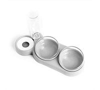 BaoFufc Comedero automático 3 en 1 para perros y gatos, cuenco de agua y comedero para mascotas y bebedero para gatos, cuenco automático 3 en 1, gris