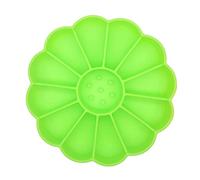BaoFufc Comedero de alimentación lenta para mascotas, bonito cuenco con forma de girasol para perros con bebedero con ventosa, comedero lento para mascotas, comida húmeda