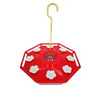 BaoFufc Comedero para colibríes para colgar al aire libre, decoración para patio, terraza, jardín, regalo para amantes de las aves, mascotas, bola de espuma arcoíris, mascotas, entrenamiento de