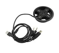 BaoFufc Computadora de oficina con 4 puertos USB 2.0 Splitter Speed Hub Converter para PC, portátil, tablet, para dispositivo de carga, USB 3.0, Hub USB 3.0, Hub USB 3.0, 4 puertos, USB 3.0,